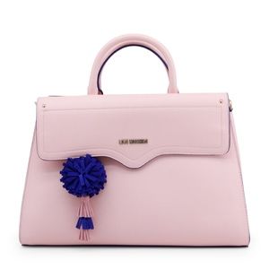 Love Moschino Pink Satchel Bag with logo
